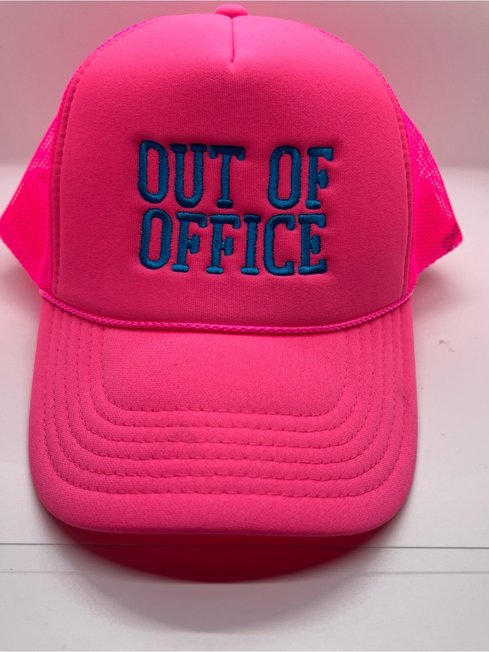 BRAND NEW “Out Of Office” Trucker Cap (sold by Pink Lily)